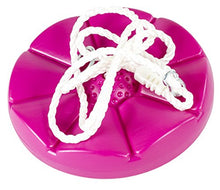 Load image into Gallery viewer, Squirrel Products Pink Tree Swing Disc - Rope Swing
