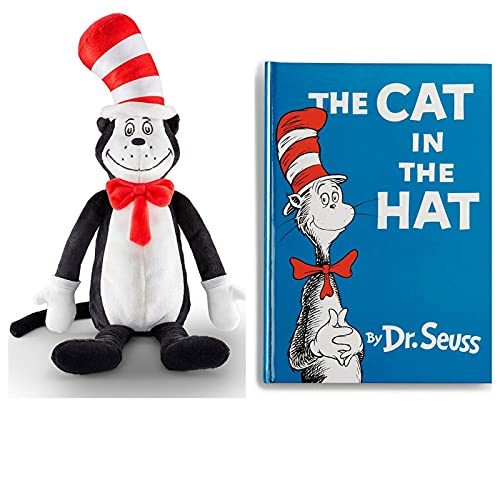 Dr Seuss Cat in The Hat & Book Set 15 Plush Kohl's Cares Stuffed Animal Bundle