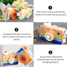 Load image into Gallery viewer, Toyvian 1pc Simulation Kids Camera Toy Cartoon Mini Wooden Camera Magical Observation Toy for Children
