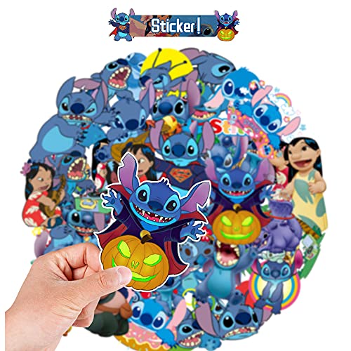 Stitch and Lilo Party Supplies, Lilo and Stitch Birthday Decorations  Include Stitch Foil Balloon, Balloons, Cake Toppers, Birthday Banner,  Stitch
