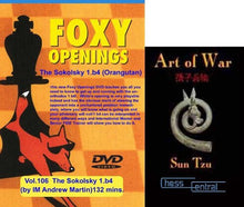 Load image into Gallery viewer, Foxy Chess Openings: The Sokolsky (Orangutan) Chess Opening DVD
