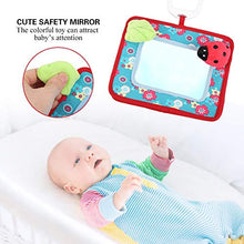 Load image into Gallery viewer, Baby Mirror Toy, Developmental Baby Toy Colorful Cute Baby Safety Mirror Stroller Pedant Toys Children Early Educational Toys for Tummy Time
