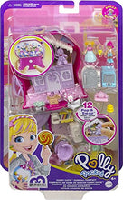 Load image into Gallery viewer, Polly Pocket Candy Cutie Gumball Compact, Gumball Theme with Micro Polly &amp; Margot Dolls, 5 Reveals &amp; 13 Related Accessories, Pop &amp; Swap Feature, Great Gift for Ages 4 Years Old &amp; Up
