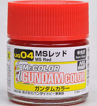 Load image into Gallery viewer, Mr. Gundam Color UG04 MS Red Paint 10ml. Bottle Hobby
