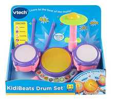 Load image into Gallery viewer, VTech KidiBeats Drum Set, Pink, Great Gift For Kids, Toddlers, Toy for Boys and Girls, Ages 2, 3, 4, 5
