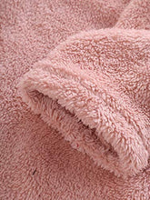 Load image into Gallery viewer, Amiley Women Fall Hoodies,Women Soft Fluffy Fur Hoodie Drawstring Solid Pullover Hooded Sweatshirt (Medium, Pink)
