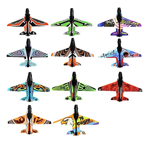 LOOKAA TIK Tok Children's Bubble Catapult Plane One-Click Ejection Model Foam Airplane for Outdoor Kid Toy, One_Size