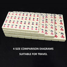 Load image into Gallery viewer, WERTYU Professional Chinese Mahjong Game Set Medium Size Tiles, for Chinese Style Game Play Mahjong (Color:C)
