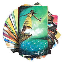 Load image into Gallery viewer, WEAMO 78 PCS Tarot Cards Light Seer&#39;s Oracle Cards English Version for Family Deck Board Games Guidance Divination Fate Playing Card
