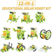 Load image into Gallery viewer, Kidpal Solar Powered Kit Robotics Science Kit for Kids 8 9 10 11 12 Year Old Boys &amp; Girls Engineering Toys Build Your Own Robot Kit STEM Robot Building Kit for Teen Boys Age 8 9 10
