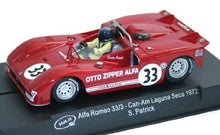 Load image into Gallery viewer, 1/32 Slot.It Slot Cars - Alfa Romeo 33/3 Can Am Laguna Seca 1972 - S Patrick - No. 33 (SICA11B)
