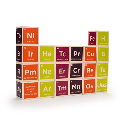 Uncle Goose Periodic Table Blocks - Made in USA