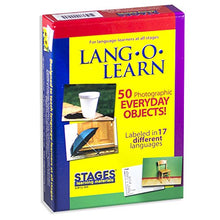 Load image into Gallery viewer, Stages Learning Materials Lang-O-Learn ESL Everyday Objects Vocabulary Photo Cards Flashcards for English, Spanish, French, German, Italian, Chinese
