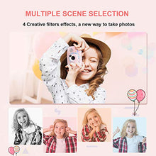 Load image into Gallery viewer, Kids Camera 20MP Digital Video Camera for Kids, Toy Camera with 2.0 Inch IPS Screen, Mini Rechargeable Toddler Toys Camera for 3~12 Years Girls
