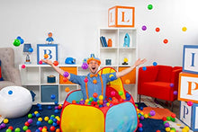 Load image into Gallery viewer, Blippi Ball Pit Surprise, 3 Surprise Balls Featuring a Letter and Word Beginning with That Letter, 1 of 12 Unique Character Toy Figures Inside - Collect Them All - Educational Toys for Kids
