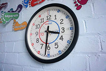 Load image into Gallery viewer, Easy Read Time Teacher Learn The Time School Classroom Past/To Wall Clock #Ercc En
