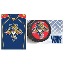 Load image into Gallery viewer, &quot;Florida Panthers Collection&quot; Party Invitation &amp; Thank You Cards Set
