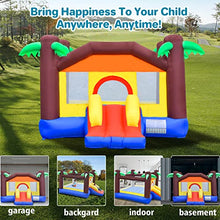 Load image into Gallery viewer, ALINUX 9 ft x 9 ft Bounce House for Kids Toddler, Inflatable Bouncy Castle Jumping House Outdoor Indoor for Ages 3-5 Years (Without Blower)
