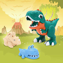 Load image into Gallery viewer, Playdough Dinosaur Clay Modeling Kit, 37 Pcs Dinosaur Toy for Toddlers with Modeling Clay, Molds &amp; Tool Set, T-Rex Dinosaur Play Set, Kids&#39; Toys Play Dough for Toddler Games &amp; Kids Activities
