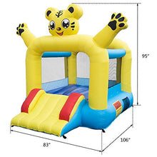 Load image into Gallery viewer, JIMUPARK Inflatable Jumping Castle,Tiger Inflatable Jumper Bounce for Kids with with Air Blower,Jumping Castle with Slide,Family Backyard Bouncy Castle for Backyard Play &amp; Party Fun
