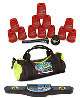 Speed Stacks Custom Combo Set: 12 Really RED Cups, StackMat Pro Timer, Cup Keeper, Quick Release Stem, Gear Bag