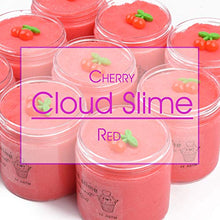 Load image into Gallery viewer, Red Cherry Cloud Slime Scented Butter Floam Slime, Stretchy Birthday Cake Slime Candy Putty DIY Sludge Xmas Toy for Kids Adults(200ML)
