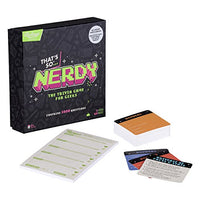 Ridley's That's So Nerdy Team Trivia Set Game for Families, Groups, and Parties