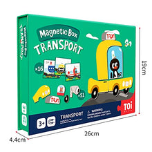 Load image into Gallery viewer, TOI Kids Magnet Toys Magnetic Jigsaw Puzzle Boxes for Kids Age 3-7,Transport,Preschool Tabletop Toy for Toddlers Kids,Promoting Hand-Eye Coordination
