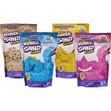 Load image into Gallery viewer, Kinetic Sand Scents, 32oz 4-Pack of Dough Crazy, Banana, Watermelon and Razzle Berry Scented
