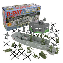 Load image into Gallery viewer, BMC WW2 D-Day Plastic Army Men - Utah Beach 40pc Soldier Figures Playset
