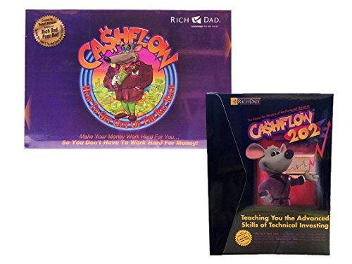 CashFlow Set 101 + 202 Strategy Board Game by Rich Dad Poor Dad Robert Kiyosaki Productions + FREE Expedited Shipping