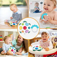 Load image into Gallery viewer, Baby Simple Dimple Fidget Toys - 2021 New Turtle Push Pop Hand Toy Silicone Flipping Board Release Stress and Anxiety Early Educational Kids Sensory Toys Gifts for 6 Months up Babies Toddlers
