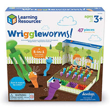 Load image into Gallery viewer, Learning Resources Wriggleworms! Fine Motor Activity Set - 47 Pieces, Ages 3+ Toddler Learning Toys, Develops Toddler&#39;s Fine Motor and Color Recognition Skills
