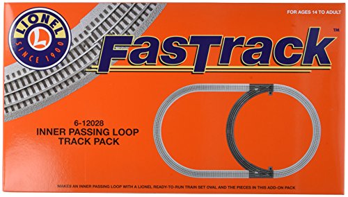 Lionel FasTrack Electric O Gauge, Inner Passing Loop Add-On Track Pack