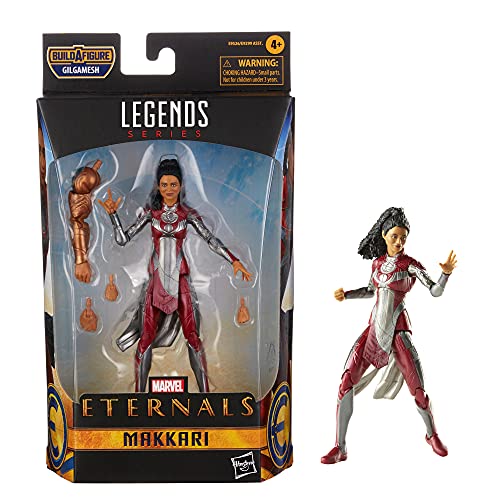 Marvel Legends Series The Eternals 6-Inch Makkari Action Figure Toy, Movie-Inspired Design, Includes 2 Accessories, Ages 4 and Up