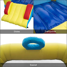 Load image into Gallery viewer, LALAHO Inflatable Pool Water Slide Park with Bounce House and Jumping Area for Kids Backyard, Blower Included
