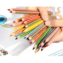 Load image into Gallery viewer, BIC Kids Evolution Stripes Colouring Pencils - Assorted Colours, Pack of 12
