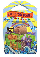 DTC Children's Bible Story Picture Board with Reusable Stickers, Noah's Ark