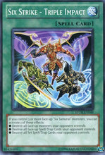 Load image into Gallery viewer, Yu-Gi-Oh! - Six Strike - Triple Impact (STOR-EN049) - Storm of Ragnarok - Unlimited Edition - Common

