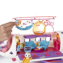 Load image into Gallery viewer, Littlest Pet Shop Pet Jet Playset Toy, Includes 4 Pets, Adult Assembly Required (No Tools Needed), Ages 4 and Up (Amazon Exclusive)
