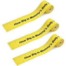 Load image into Gallery viewer, ABOAT 3 Rolls 2in x 150ft Belly Measuring Tape Tummy Measure for Baby Shower Game Party Supplies

