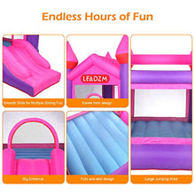 Load image into Gallery viewer, Inflatable Water Slide Pool Bounce House,Bounce House Inflatable Jumping Castle Kids Splash Pool Water Slide Jumper Castle for Summer Party (Pink Castle)
