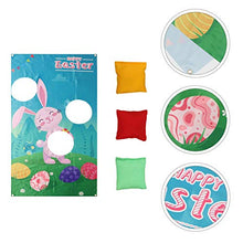 Load image into Gallery viewer, BESPORTBLE Carnival Games Set, Bean Bags Toss Game with 3 Bean Bags for Easter Theme Party Decoration- Easter Bunny Party Game for Kids Adults Family
