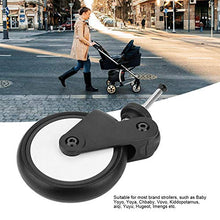 Load image into Gallery viewer, Meiyya Summer Enjoyment Rubber Wheels Accessories Baby Strollers Wheel Kids Carriage Tools(1 Pair Front Wheel)
