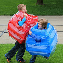 Load image into Gallery viewer, YHSBUY Kids Body Bubble Ball , 2 Pack Inflatable Bumper Balls for Boys Girls Children Bopper Toys ,Wearable Heavy Duty Durable PVC Vinyl Outdoor Activity Play,Red and Blue
