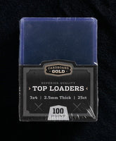 25 Pack Ultra CBG 2.5mm 100pt Pro Top Loaders Toploaders TL3