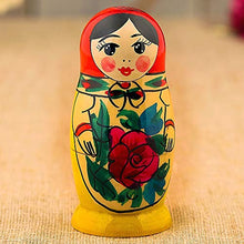 Load image into Gallery viewer, Russian Matryoshka Semenovskaya 3.5 in - Hand Made Souvenir Traditional Semenov Style Nesting Dolls Set 4 Pieces - Matriuskas Rusas
