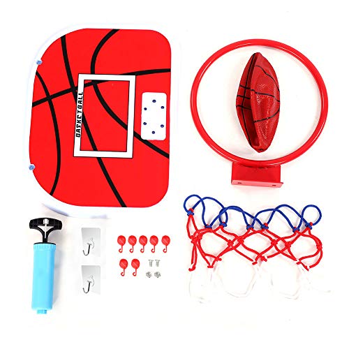 Shipenophy Basketball Backboard Toy Indoor Basketball Toy Kids Indoor Outdoor Family Party Holiday(Non-Marking Sticking Hook)