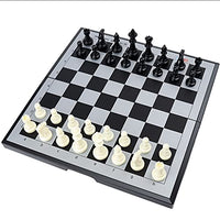 Chess Set Magnetic Foldable Travel Chess for Kids -Hollow After Folding to Accommodate Chess Pieces-Beginner (Size : L)