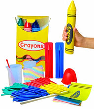 Load image into Gallery viewer, CraCycle DIY 4 Giant Crayons, Craft Project, Gift Maker, 2 Silicone Molds &amp; Complete Accessories to Make 4 Giant Crayons in a Giant Crayon Box, Reusable
